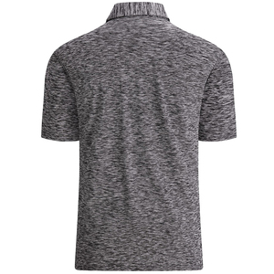 Camisa de Manga Corta de Punto Antiarrugas para Hombre, Bordado Personalizado, Mezcla de Algodón Premium, Diseño de Cuello Elegante, Estampado de Oficina - Product Image 3