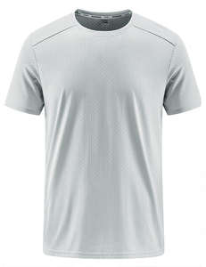 เสื้อยืดผู้ชายคุณภาพสูง พิมพ์โลโก้ตามสั่ง เนื้อผ้ายืด ระบายอากาศได้ดี ผลิตจากโพลีเอสเตอร์/คอตตอน 100% พร้อมงานพิมพ์ซิลค์สกรีน แขนสั้น - Product Image 6