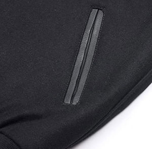 Veste universitaire pour hommes, prix de gros d'usine, logo personnalisé, style patchwork, imperméable, antibactérien, design de veste universitaire pour hommes - Product Image 4