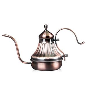 Cafetière décorative en cuivre faite à la main avec une finition unique et une touche historique parfaite pour la cérémonie et la décoration du café - Product Image 4