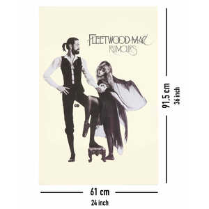 Affiche de style moderne pour la couverture de l'album Rumors de Fleetwood Mac, pour décoration murale - Product Image 4