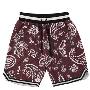 Designer Brand Wholesale <b>Polyester</b> Sublimation Vintage Design Stitch Just Don Mesh Mens Custom Basketball <b>Shorts</b> - Product Image 3
