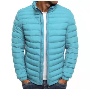 Custom Logo Custom Winter Outdoor Sport Windproof <b>Waterproof</b> <b>Warm</b> Cotton Fleece Quilted Stand Collar Mens Puffer <b>Jacket</b> - Product Image 2