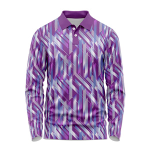 Camiseta de Golf Profesional de Manga Larga, Antiarrugas, de Jersey Sólido, Material Atlético para Entrenamiento al Aire Libre y Viajes - Product Image 5