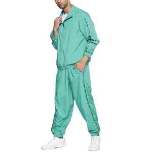 Chándal ligero de nailon impermeable de fábrica, chándal de alta calidad para hombre, venta suave, rompevientos, conjunto de chándal para correr, ropa deportiva - Product Image 5