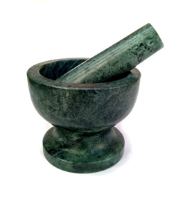Natural Stone Green <b>Marble</b> Eco-Friendly Standard Size Crusher Grinder <b>Mortar</b> <b>Pestle</b> for Herb & Spice Tools so Brand MPS-719 - Product Image 2