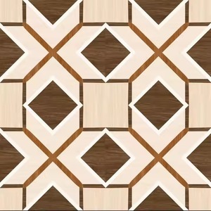 Attrayant 400x400mm Texture solide bois toucher numérique carreaux de porcelaine émaillée finition mate plancher d'hôtel décor intérieur de chambre - Product Image 3