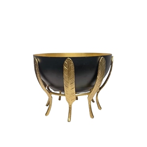 ชามผลไม้เหล็กขัดเงาอะลูมิเนียมคุณภาพดี ทนทาน ตกแต่งบ้านและงานเลี้ยง น้ำหนักเบา ขายดี - Product Image 1