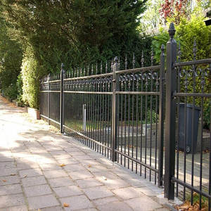 Outdoor Wrought Iron Fence <b>Panels</b> 100% Ingredients From Vietnam Quality <b>Metal</b> Fence Posts Made in Vietnam for Yard Fencing - Product Image 1