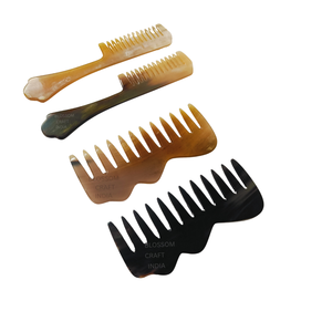 Peigne en corne pour soins capillaires de qualité supérieure, meilleur outil naturel fait à la main, fournisseur en gros, durable - Product Image 5