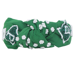 Women and Children Fashion Hair Bands High Quality Multi-Color Embroidered <b>Beaded</b> <b>Mardi</b> <b>Gras</b> Head Bands - Product Image 3