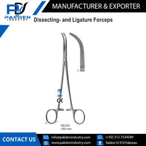 Pince de dissection et de Ligature Heiss en acier inoxydable 100% de qualité supérieure/pince de dissection et de Ligature Heiss sur mesure - Product Image 4