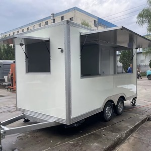 Camión de Comida Eléctrico Comercial de Alta Calidad, Quiosco de Cocina Móvil Rápido, Remolque de Aluminio para Venta de Dulces - Product Image 6