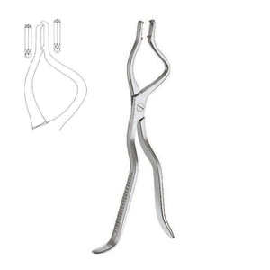 Pinces de déimpaction Tessier en acier inoxydable, instrument chirurgical, chirurgie ORL, pince plastique, diagnostic par Surgiright Instruments - Product Image 1