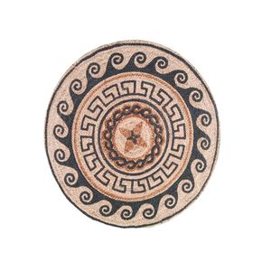 Directo de fábrica, venta al por mayor, diseño personalizado, gran alfombra moderna de yute, embalaje personalizado, tejido plano trenzado, patrón de retazos, precio - Product Image 1