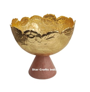 Cuenco para servir frutas secas de latón de la más alta calidad, cuenco para frutas secas de Metal a precios bajos, cuenco para tamizar frutas secas de la mejor calidad - Product Image 5