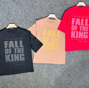 เสื้อยืดคอกลมแขนสั้นสำหรับผู้ชายเสื้อฟิตเนสเข้ารูปผ้าฝ้ายพิมพ์ลายสำหรับออกกำลังกาย - Product Image 3