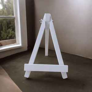 Blanco antiguo de alta calidad estilo americano Mango madera nueva Mesa caballete libro de cocina libro de texto soporte de exhibición pintura lienzo cartel de pared - Product Image 3