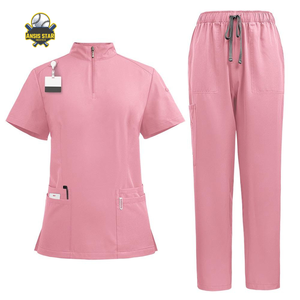 Uniformes Médicos Quirúrgicos de Punto de Spandex/Poliéster de Alta Calidad, Personalizables al por Mayor, Nuevos, Unisex, OEM - Product Image 3