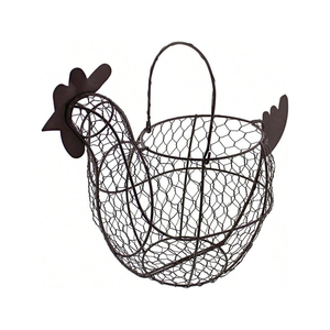 Cesta de Almacenamiento de Frutas de Alambre con Forma Personalizada de Estilo Vintage con Forro de Tela, Cesta de Almacenamiento de Frutas y Verduras a Precio de Mayoreo - Product Image 3