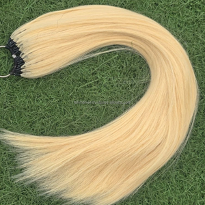 Extensiones de Cabello Remy Premium, Paquetes de Cabello Tejido a Crochet, Natural 1b, Rubio Castaño # Cabello Humano 613 100% con Cutícula Alineada y Puntas Completas - Product Image 5