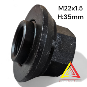 SUNNY PRODUCTS Tuerca de Rueda Extendida de Acero, Modelo WB 11-008, Tamaño M22x1.5 AF33mm H35mm, Acabado Negro, Nueva para Reemplazo - Product Image 2