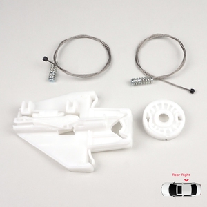 ชุดซ่อมมอเตอร์กระจกหน้าต่างด้านหลังขวา รุ่น BWR496 สำหรับรถยนต์ Toledo MK2 1M2 ปี 1998-2004 และ Leon MK1 1M1 ปี 1999-2006 แบบ 4/5 ประตู รหัสอะไหล่ 1M0839462A - Product Image 1
