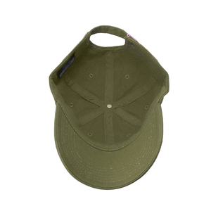 Casquette de baseball classique de qualité supérieure en coton doux taille réglable vert 100% coton lavable taille réglable Service OEM - Product Image 6