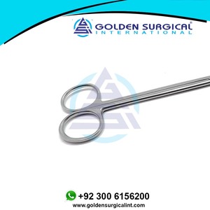 Ciseaux médicaux dentaires en acier inoxydable chirurgical droits et courbes, ciseaux hémostatiques en acier inoxydable pour animaux de compagnie et la pêche - Product Image 3