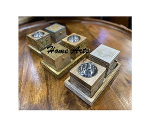 Quemador de madera hecho a mano pintado a mano Mabkhar diseño maravilloso quemador Bakhoor tamaño y forma personalizados quemador Oud - Product Image 5