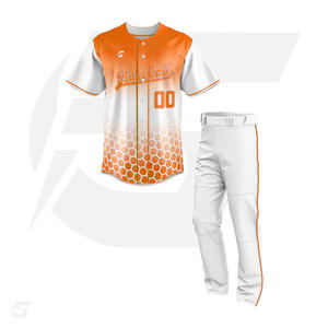 Uniforme de béisbol de buena calidad Conjunto de uniforme de béisbol de equipo de alta calidad Uniforme de béisbol al por mayor y de bajo precio al por mayor - Product Image 4