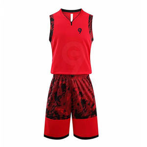 Uniforme d'équipe de basket-ball avec impression personnalisée pour la pratique du jeu ou l'uniforme de basket-ball des matchs scolaires - Product Image 1