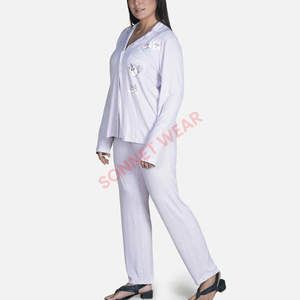Conjunto de ropa de dormir de pijama elegante para mujer, perfecto para dormir o descansar en casa, ropa de dormir suave, cómoda y de moda - Product Image 2