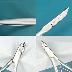 คีมตัดหนังสเตนเลสสตีลคุณภาพสูงเครื่องมือทำเล็บเสริมสวยนิ้วเท้าจากเยอรมนี - Product Image 6