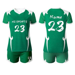 High Quality Custom Logo Girls Volleyball Uniform Low Price <b>Slim</b> Fit Team Sets Sublimation Technique Girls Volleyball Uniform - Product Image 5