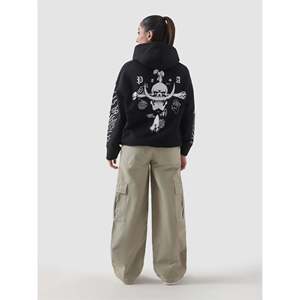 Tela de Punto 100% Algodón con Serigrafía de One Piece White Beard - Product Image 5