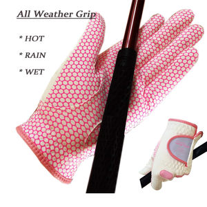 ถุงมือกอล์ฟหนัง cabretta โลโก้ออกแบบได้ตามต้องการสำหรับกีฬาและขี่จักรยาน - Product Image 5