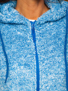 2024 femmes sweats à capuche surdimensionnés Logo personnalisé polaire hauts pulls décontracté mode tenues femmes sweats à capuche - Product Image 4