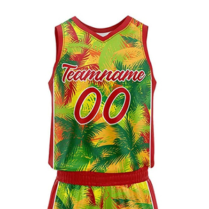Ensemble de maillots et shorts de basket-ball à prix de gros, uniformes de basket-ball personnalisés par sublimation à vendre à bas prix, service OEM - Product Image 4