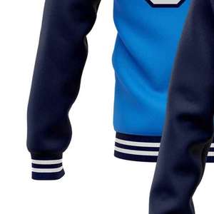 High Quality Wholesale Embroidery <b>Varsity</b> <b>Jackets</b> for Men Winter Solid Color <b>Vintage</b> Baseball <b>Jackets</b> 100% Wool - Product Image 6