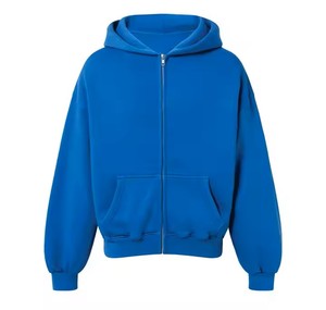 เสื้อฮู้ดโอเวอร์ไซซ์เสื้อมีฮู้ดผ้าคอตตอนผสมกันลมป้องกันการหดตัว - Product Image 2