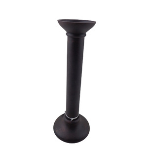 Bougeoir décoratif en métal de noël support de bougie de couleur noire mate pour le décor de mariage et de salon fait à la main en vrac - Product Image 2
