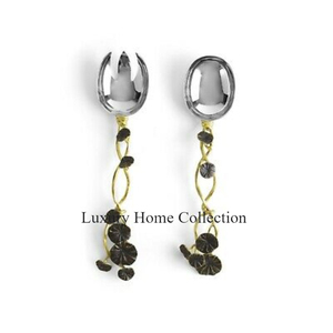 Modern Design Latest Arrival Stainless Steel Flatware Set With Spork and Spoon and Branching Design Handle Brass Antique Shade - Product Image 6