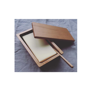 Boîte à beurre en bois assiette de service ustensiles de cuisine accessoires couleur marron boîte à beurre Restaurant et vaisselle de mariage utiliser des articles cadeaux - Product Image 5