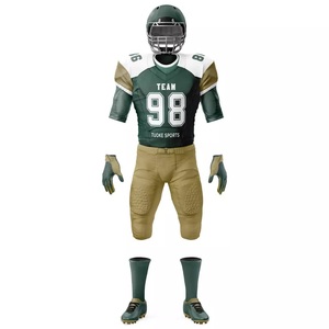 GFA New Best Youth American Football Uniform Set Totalmente personalizado Football Jersey Rugby Hot Men Football Uniform - Product Image 5
