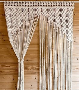 Door Window Curtains Premium Soft Fabric Custom Made Plain Accessories - Product Image 1