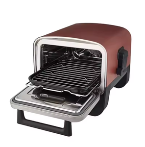 Horno Eléctrico para Exteriores, Multifuncional, para Pizza, Barbacoa y Ahumador, con Leña - Product Image 3