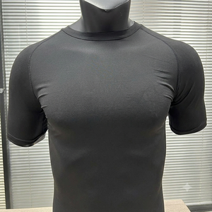 Custom Mens Short Sleeve <b>Compression</b> Rash Guard Polyester Cotton Quick Dry <b>Gym</b> T <b>Shirt</b> OEM Manufacturer - Product Image 3