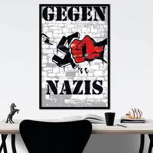Digital Printed Anti-Nazi <b>Posters</b> for Decorative Usage - Product Image 2
