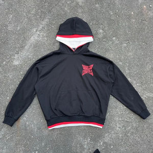 Sudadera con Capucha Triple, Estilo Holgado, Personalizada, Transpirable, Anti-Pilling, de Algodón French Terry de 320 GSM, con Estampado/Bordado para Hombre - Product Image 2